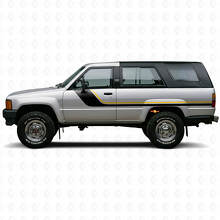 Twin-Stripes Seitenaufkleber-Set für Toyota 4Runner 1984-1989 2