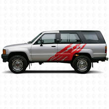 Schlamm-Spritzgrafik Seitenvinylaufkleber für Toyota 4Runner 1984-1989_3
