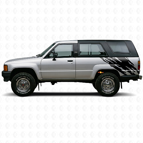 Schlamm-Spritz-Grafik Seitlicher Heck-Vinylaufkleber für Toyota 4Runner 1984-1989