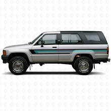 Dreifach-Streifen Türseiten Vinyl-Aufkleber für Toyota 4Runner 1984-1989 2
