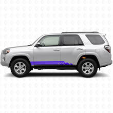 Gebogene Streifen Schweller-Vinylaufkleber-Kit für Toyota 4Runner 2009-2024 2