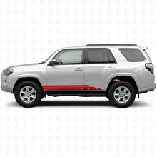 Gebogene Streifen Schweller-Vinylaufkleber-Kit für Toyota 4Runner 2009-2024 3