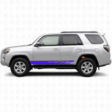 Verzierte Streifen Schweller Vinyl-Aufkleber für Toyota 4Runner 2009-2024 2