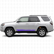 Karierte gebogene Streifen Rocker Panel Vinyl-Aufkleber für Toyota 4Runner 2009-2024 2
