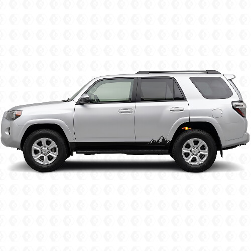Berg Dünne Streifen Schweller Vinylaufkleber für Toyota 4Runner 2009-2024 1