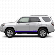 Berg Dünne Streifen Schweller Vinylaufkleber für Toyota 4Runner 2009-2024 2