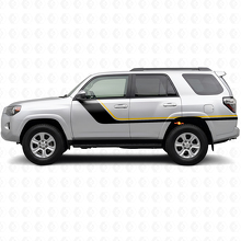 Twin Stripes Seiten Vinyl-Aufkleber-Kit für Toyota 4Runner 2009-2024 2