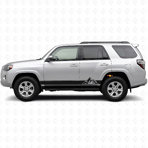 Mountains Style Streifen Rocker Panel Vinyl Aufkleber Kit für Toyota 4Runner 2009-2024 1