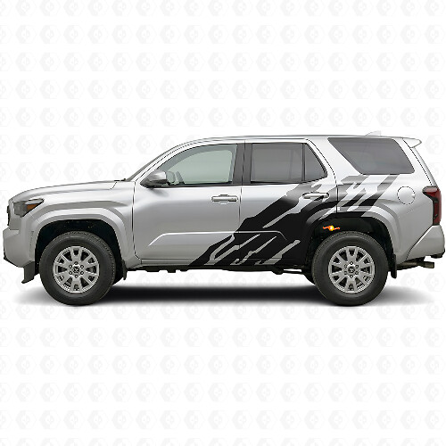Schlamm-Spritzschutz Grafik Seiten-Vinylaufkleber für Toyota 4Runner 2024+