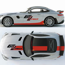 Racing GT2 Pro Seitenhaube Dach Kofferraum Vinyl-Aufkleber-Kit für Mercedes AMG GT 3
