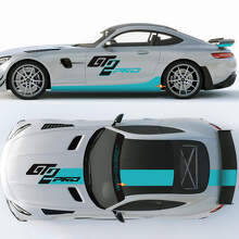 Racing GT2 Pro Seitenhaube Dach Kofferraum Vinyl-Aufkleber-Kit für Mercedes AMG GT 5