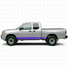 Verflochtene Streifen Rocker Panel Vinyl-Aufkleber für Toyota Tundra 1999-2006 2