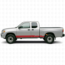 Verflochtene Streifen Rocker Panel Vinyl-Aufkleber für Toyota Tundra 1999-2006 3