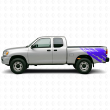 Schlammspritz-Grafik Heckseiten Vinyl-Aufkleber für Toyota Tundra 1999-2006 2