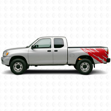 Schlammspritz-Grafik Heckseiten Vinyl-Aufkleber für Toyota Tundra 1999-2006 3