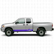 Berge-Streifen Rocker Panel Vinyl-Aufkleber-Set für Toyota Tundra 1999-2006 2