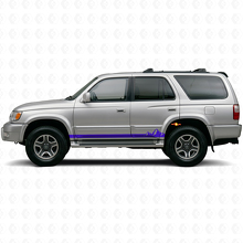 Berge Dünne Streifen Schweller Vinylaufkleber für Toyota 4Runner 1995-2002 2