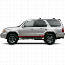 Berge Dünne Streifen Schweller Vinylaufkleber für Toyota 4Runner 1995-2002 3
