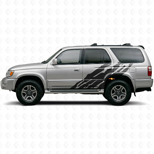 Schmutzspritz-Grafik Seitenaufkleber für Toyota 4Runner 1995-2002 1