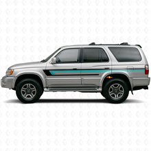 Dreifach-Streifen Türseiten-Vinylaufkleber für Toyota 4Runner 1995-2002 2
