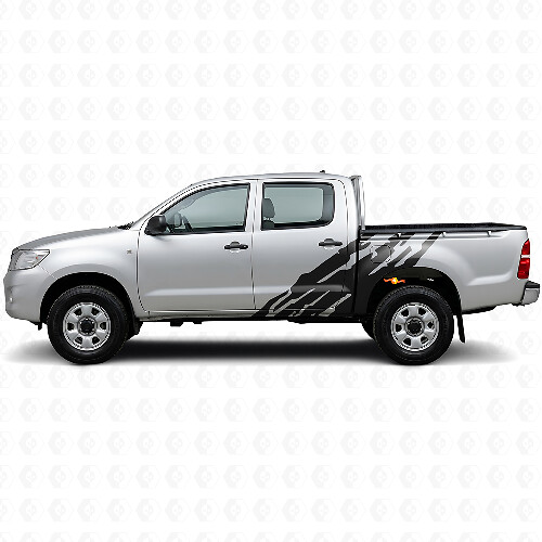 Schlammspritz-Grafik Seiten-Vinylaufkleber für Toyota Hilux 2004-2015