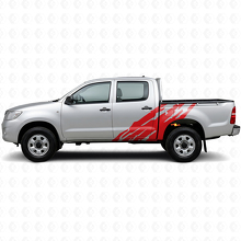 Schlammspritz-Grafik Seiten-Vinylaufkleber für Toyota Hilux 2004-2015 3