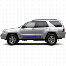 Topographische Stilstreifen Tür Vinylaufkleber für Toyota 4Runner 2002-2009 2