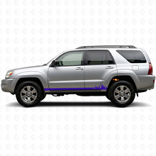 Bergdünne Streifen Rocker Panel Vinyl Aufkleber für Toyota 4Runner 2002-2009 2