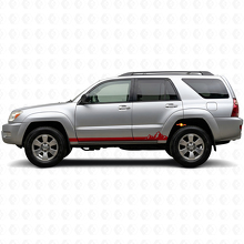 Bergdünne Streifen Rocker Panel Vinyl Aufkleber für Toyota 4Runner 2002-2009 3