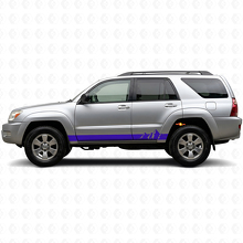 Mountains Style Streifen Seitenschweller Vinyl-Aufkleber-Set für Toyota 4Runner 2002-2009 2