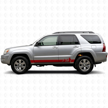 Mountains Style Streifen Seitenschweller Vinyl-Aufkleber-Set für Toyota 4Runner 2002-2009 3