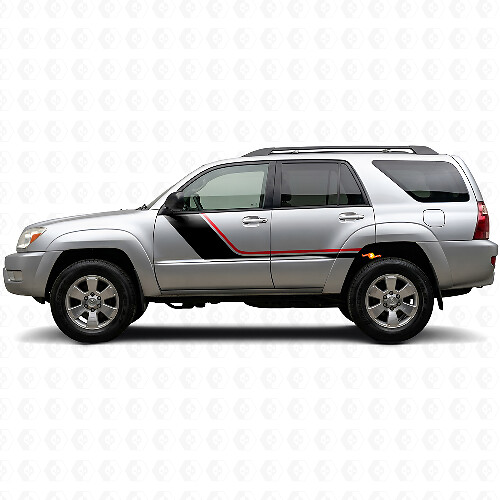 Twin-Streifen Seitenaufkleber-Set für Toyota 4Runner 2002-2009