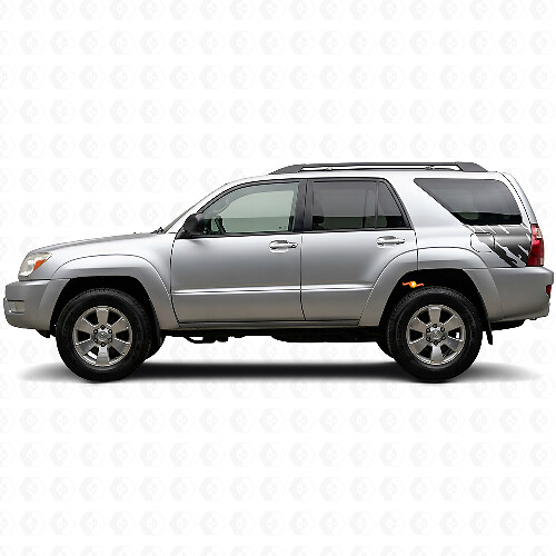 Schlammspritz-Grafik Heckseitiger Vinyl-Aufkleber für Toyota 4Runner 2002-2009 1