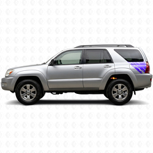 Schlammspritz-Grafik Heckseitiger Vinyl-Aufkleber für Toyota 4Runner 2002-2009 2