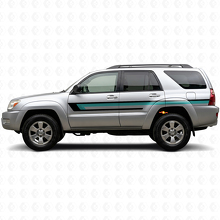 Dreifachstreifen Türseiten Vinylaufkleber für Toyota 4Runner 2002-2009 2