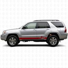 Mountains breite Streifen Schweller Vinyl-Aufkleber für Toyota 4Runner 2002-2009 3