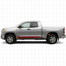 Topografische Stilstreifen Türen Vinylaufkleber für Toyota Tundra 2007-2021 3