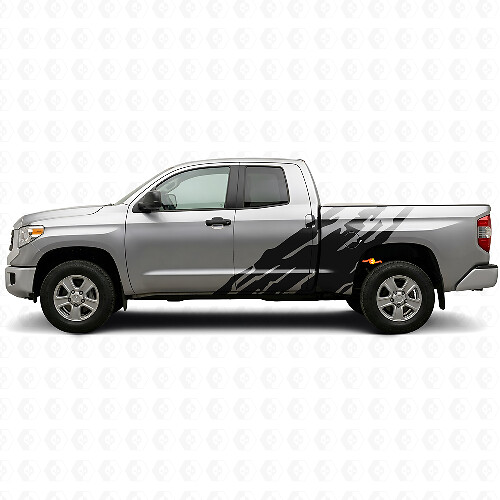 Schlamm-Spritzschutz Grafik Seiten Vinyl-Aufkleber für Toyota Tundra 2007-2021 1