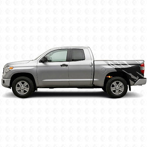 Schlammspritzer Seitenaufkleber aus Vinyl für Toyota Tundra 2007-2021_1