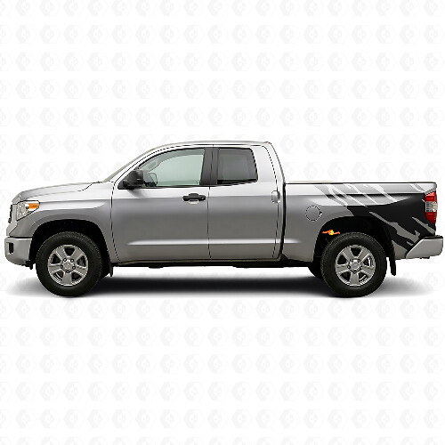 Schlammspritz-Grafik Aufkleber für die hintere Seitenwand für Toyota Tundra 2007-2021 1