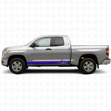 Mountains Style Streifen Schweller Vinyl-Aufkleber Set für Toyota Tundra 2007-2021 2