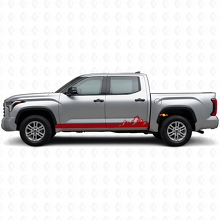 Berge Dünne Streifen Schweller Vinylaufkleber für Toyota Tundra 2022+ 3
