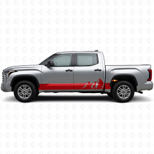 Berge Breite Streifen Schweller Vinyl-Aufkleber für Toyota Tundra 2022+ 3