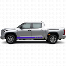 Schachbrett-Streifen Vinyl-Aufkleber für Seitenschweller Toyota Tundra 2022+ 2