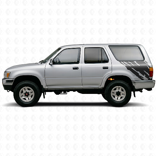 Schlamm-Spritzern Grafik Vinyl-Aufkleber für die hintere Seite Toyota 4Runner 1989-1995 1