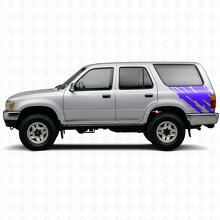 Schlamm-Spritzern Grafik Vinyl-Aufkleber für die hintere Seite Toyota 4Runner 1989-1995 2