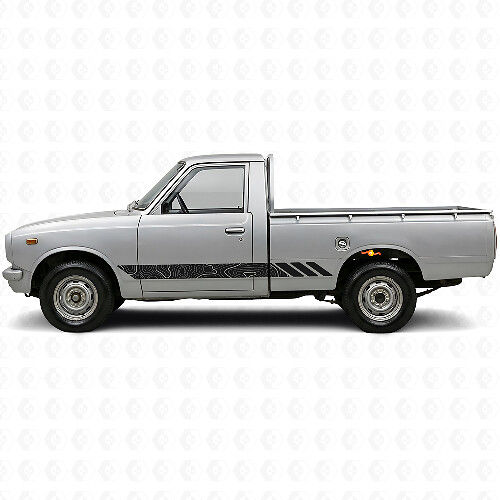 Topografische Streifen Tür Vinylaufkleber für Toyota Hilux 1968-1972 1