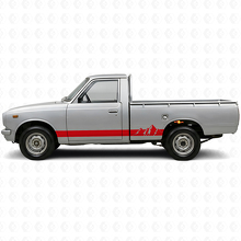Berge Breite Streifen Schweller Vinylaufkleber für Toyota Hilux 1968-1972 3