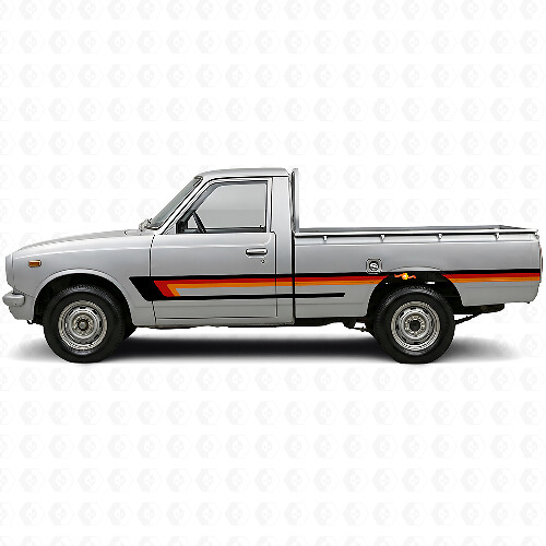 Dreifachstreifen Türseitiger Vinylaufkleber für Toyota Hilux 1968-1972 1