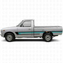 Dreifachstreifen Türseitiger Vinylaufkleber für Toyota Hilux 1968-1972 2